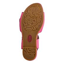 Sofft Valeri Leather Slingback Wedge Sandal
