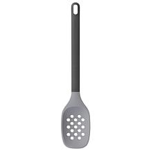 Soft Gray Silicone Kitchen Utensil Set with Rubber Handles