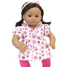 Sophia's by Teamson Floral Top, Leggings & Headband Set for 15" Dolls