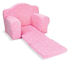 Sophia's by Teamson Kids Polka Dot Pull-Out Chair Bed for 18'' Dolls