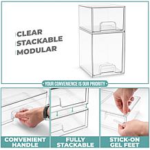 Sorbus 2-pack Storage Containers with Pull-Out Drawers