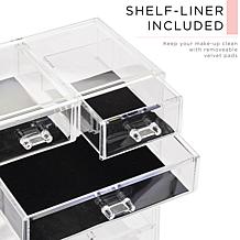 Sorbus 7-Drawer Makeup and Jewelry Storage Case with Top Tray