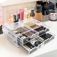 Sorbus Large Stackable Acrylic Drawers - 4 Drawers