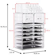 Sorbus Makeup and Jewelry 12-Drawer Display Case Organizer