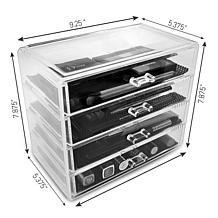 Sorbus Makeup & Jewelry Storage Case Display - 4 Drawers