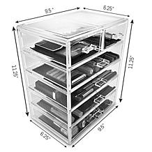 Sorbus Makeup/Jewelry Storage Case w/ 6 Drawers (4 Lg / 2 Sm Drawers)