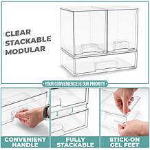 Sorbus Storage Containers with Pull-Out Drawers