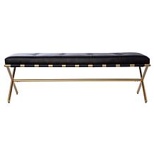 Southern Enterprises Ayleston Faux Leather Bench