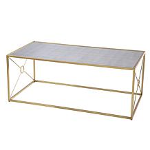 Southern Enterprises Bondale MirrorTop Cocktail Table