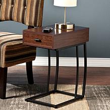Southern Enterprises Dora Side Table with USB
