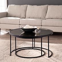 Southern Enterprises Downham Round Nestng Cocktail Tables – 2pc Set