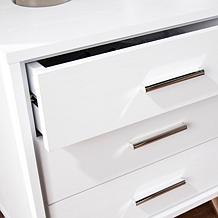 Southern Enterprises Ekstene Bedside Table - White