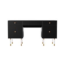 Southern Enterprises Helston Black Writing Desk
