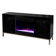 Southern Enterprises Ivybridge Color Changing Fireplace Console