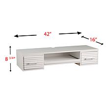 Southern Enterprises Jasper Wall Mount Desk - White