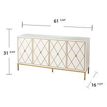 Southern Enterprises Marradi Sideboard Cabinet w/ Storage - Cream