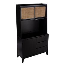 Southern Enterprises Milvy Tall Buffet Cabinet with Storage