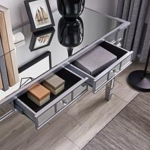 Southern Enterprises Mindel Mirrored Desk