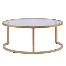Southern Enterprises Opalyn 2-Piece Nesting Cocktail Table Set - Gold