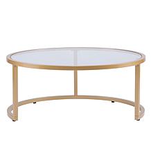 Southern Enterprises Opalyn 2-Piece Nesting Cocktail Table Set - Gold