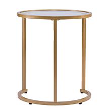 Southern Enterprises Opalyn 2-Piece Nesting Side Table Set - Gold