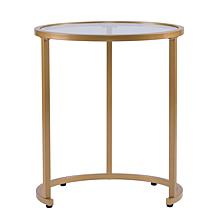 Southern Enterprises Opalyn 2-Piece Nesting Side Table Set - Gold