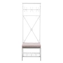 Southern Enterprises Owen Entryway Bench/Storage Rack - Matte White