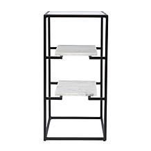 Southern Enterprises Paignton Glass-Top End Table w/ Storage