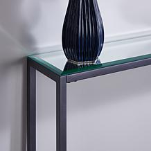 Southern Enterprises Pinsley Narrow Console Table - Gunmetal