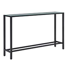 Southern Enterprises Pinsley Narrow Long Console Table - Black