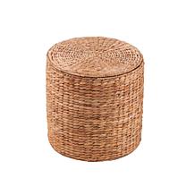 Southern Enterprises Satalia Round Water Hyacinth Storage Tables