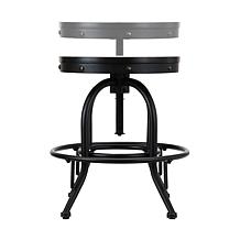 Southern Enterprises Serwyn Industrial Adjustable Stool - Black