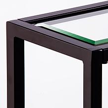 Southern Enterprises Stace Narrow Metal Console Table - Black