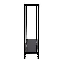 Southern Enterprises Stace Narrow Metal Console Table - Black