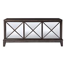 Southern Enterprises Wallaston Mirrored Media Cabinet