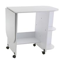 Southern Enterprises White Sewing and Craft Station