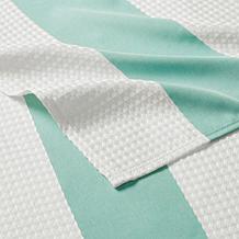 Spa Waffle Shower Curtain with 3M Treatment - Aqua/72"