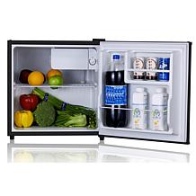 SPT 1.72 cu. feet Compact Refrigerator (Stainless Steel/Black)