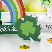 St. Patrick's Day Wooden Table Block 4-piece Set 12"L