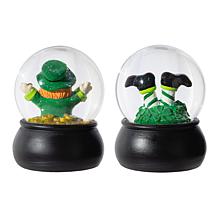 St. Patrick's Resin Leprechaun Waterglobes 2-piece Set