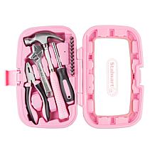 Stalwart 15-piece Household Hand Tools Set - Pink