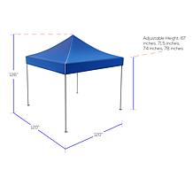 Stalwart Portable Water-Resistant Outdoor Pop-Up Canopy