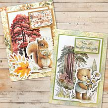 Stamps by Me Best Day Ever Woodlands & Fall Card-Making Kit - 18 Cards