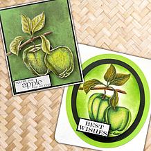 Stamps by Me Fruit Finesse Card Making 22pc Kit with Stamps & Folders