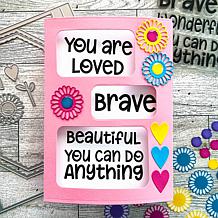 Stamps of Life 5" x 7" Window Card Front Stamp and Die Set
