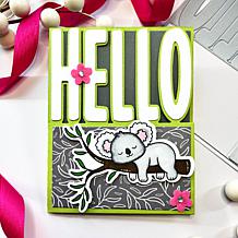 Stamps of Life Big Hello A2 Card Die Set