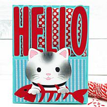 Stamps of Life Big Hello A2 Card Die Set