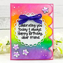 Stamps of Life Birthday Wishes A2 Card Size Bundle