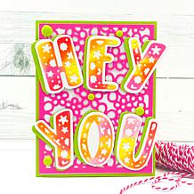 Stamps of Life Floral Alphabet Layering Die Set