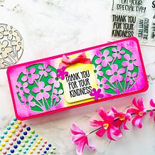 Stamps of Life Flower Frenzy A2 Card Front Stamp and Die Set